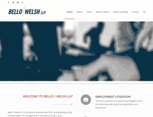 Tablet Screenshot of bellowelsh.com